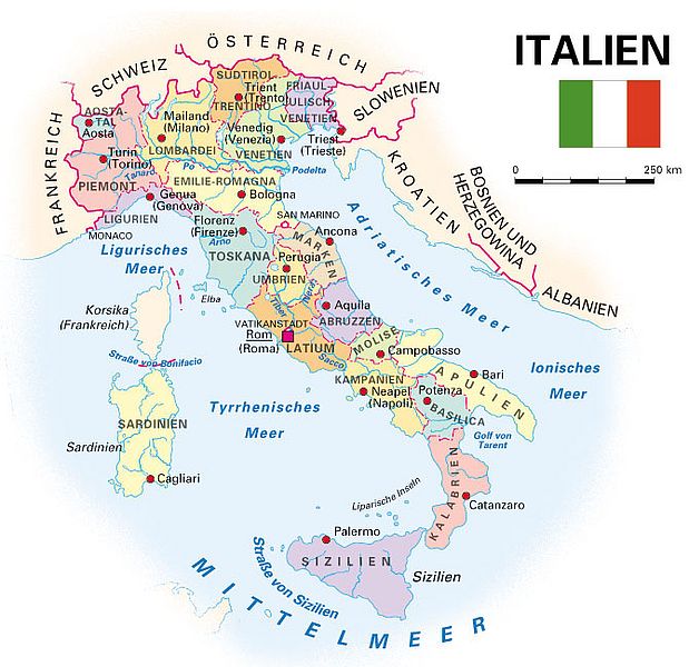 Segelrevier Italien