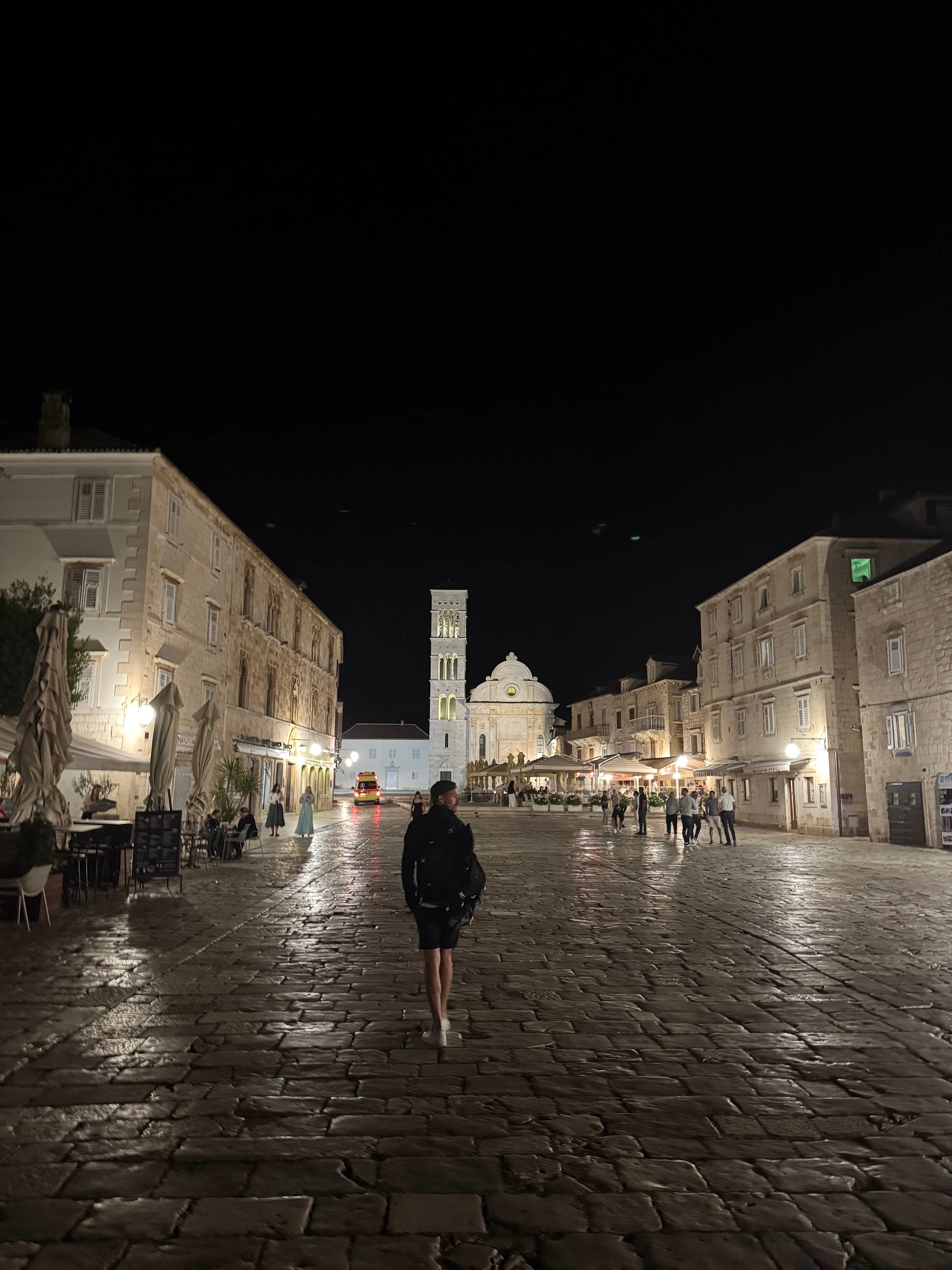 Hvar Altstadt bei Sonnenuntergang