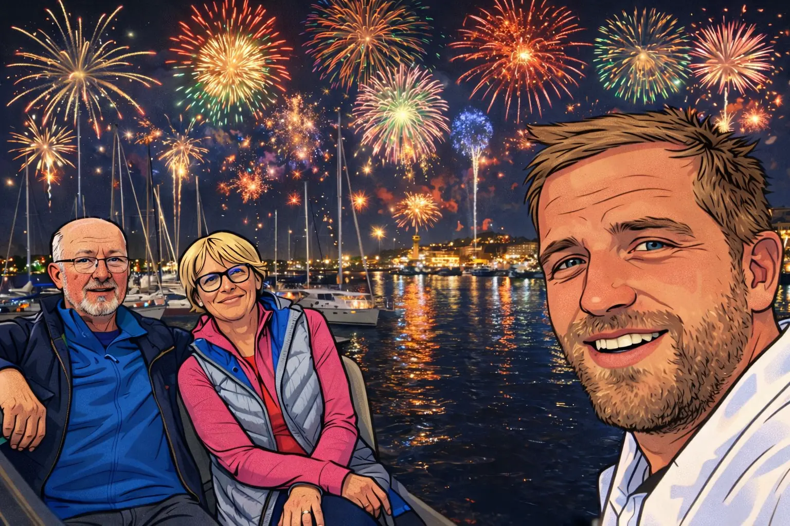 Silvester- und Neujahrsgruß von Schäfer Yacht Charter